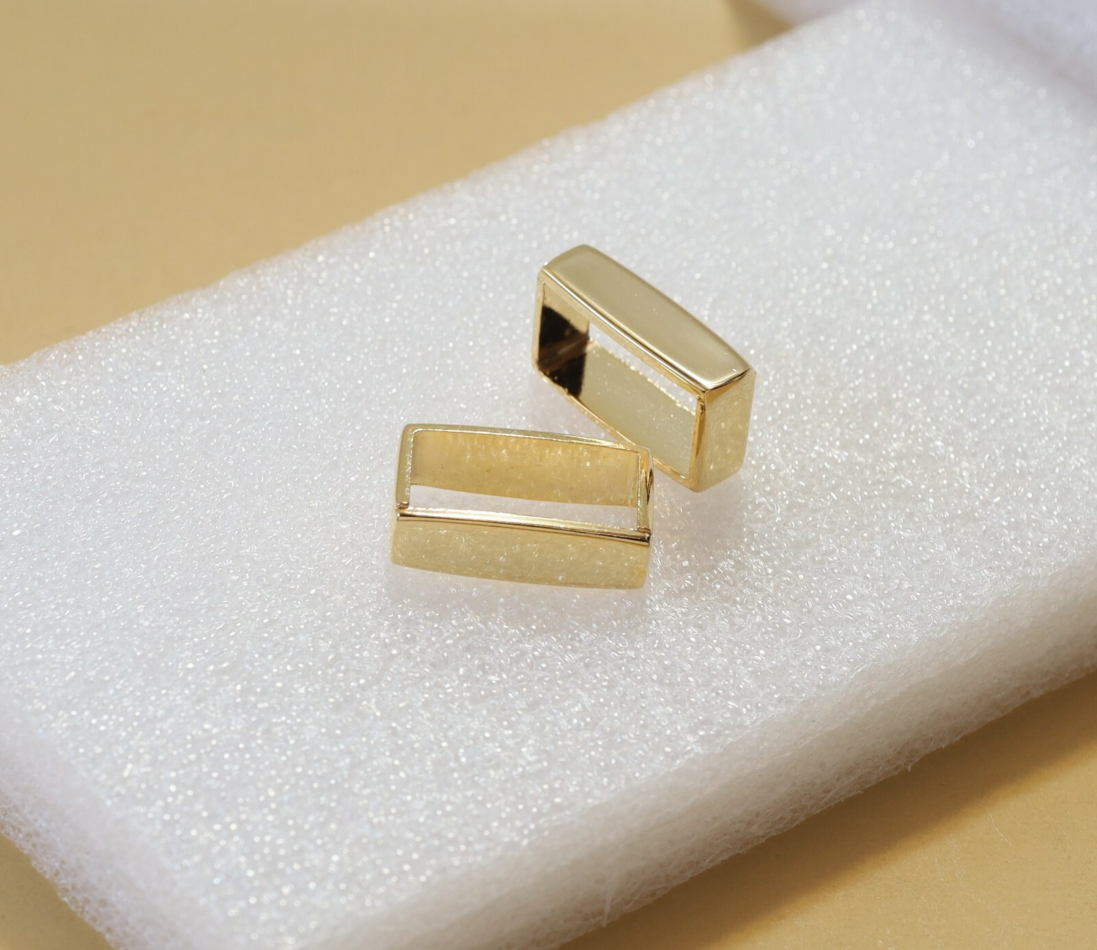 New 3/4&Prime; 20mm belt or handbag strap keeper(#026b) for woman gold color finish