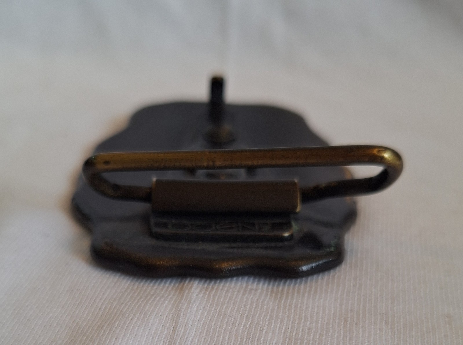 Vintage Oden Inc Personalized Solid Brass Belt Buckle Says « JOE »