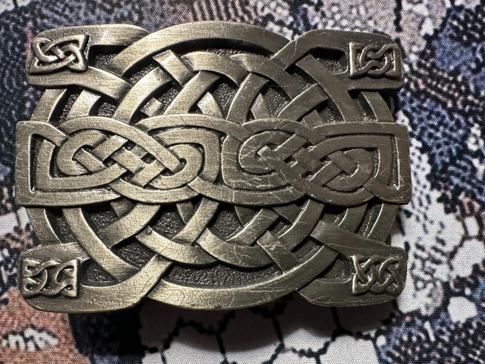 Bergamot Celtic Cross Knot V-258 & Southern Thread Metal Belt Buckles Free Ship