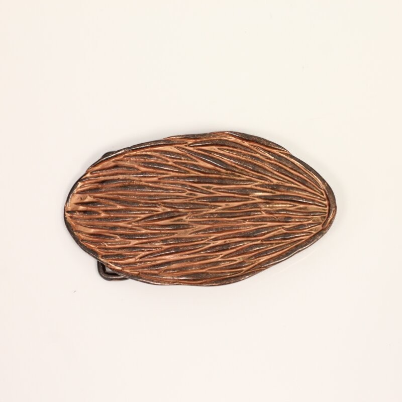 Organic Textured Belt Buckle Belt Buckle Rustic Copper