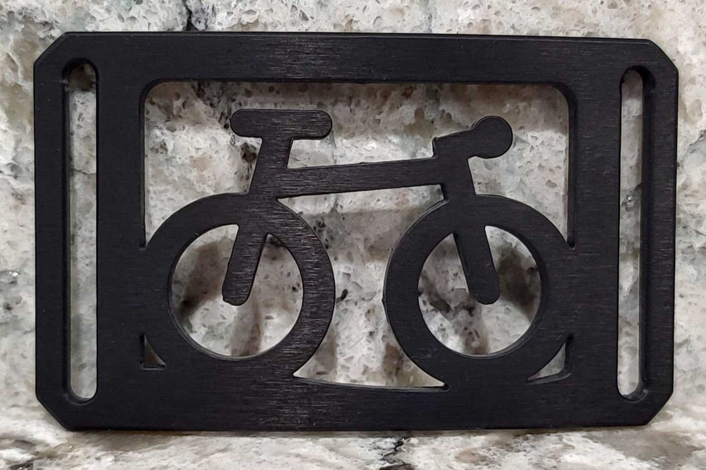 GRIP6 BELT BUCKLE – 10 SPEED BIKE – NINJA BLACK – 1.5 INCH WIDE