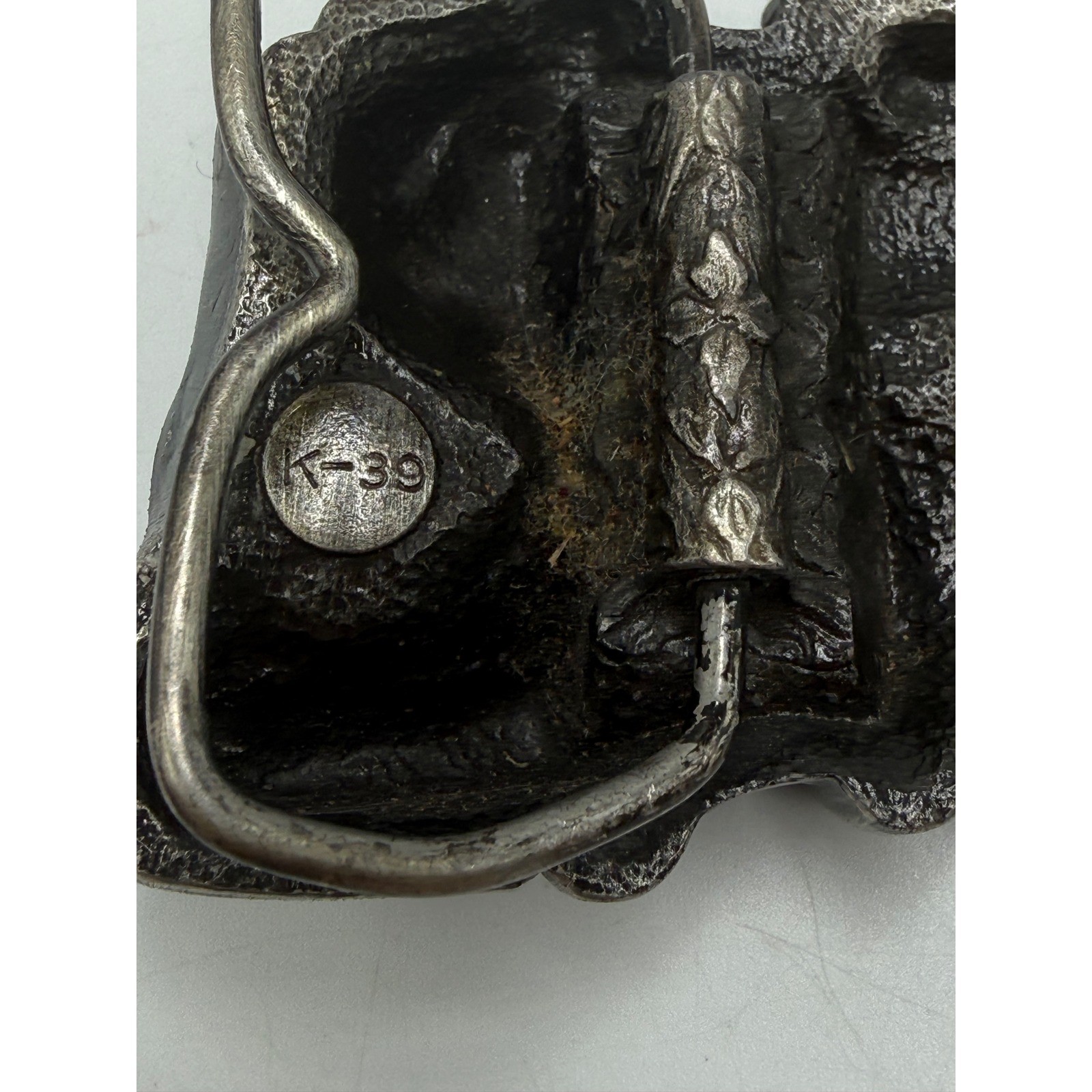 Vintage 1978 Bergamot Brass Works Steam Locomotive Train Belt Buckle 1002 USA