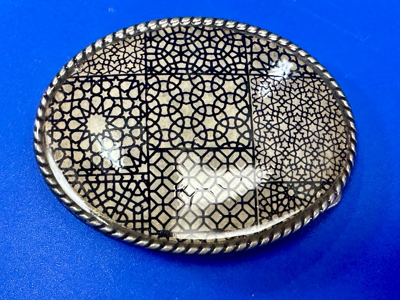 Trippy Multi Pattern Design What I Call Retro Wallpaper Belt Buckle By Ivan