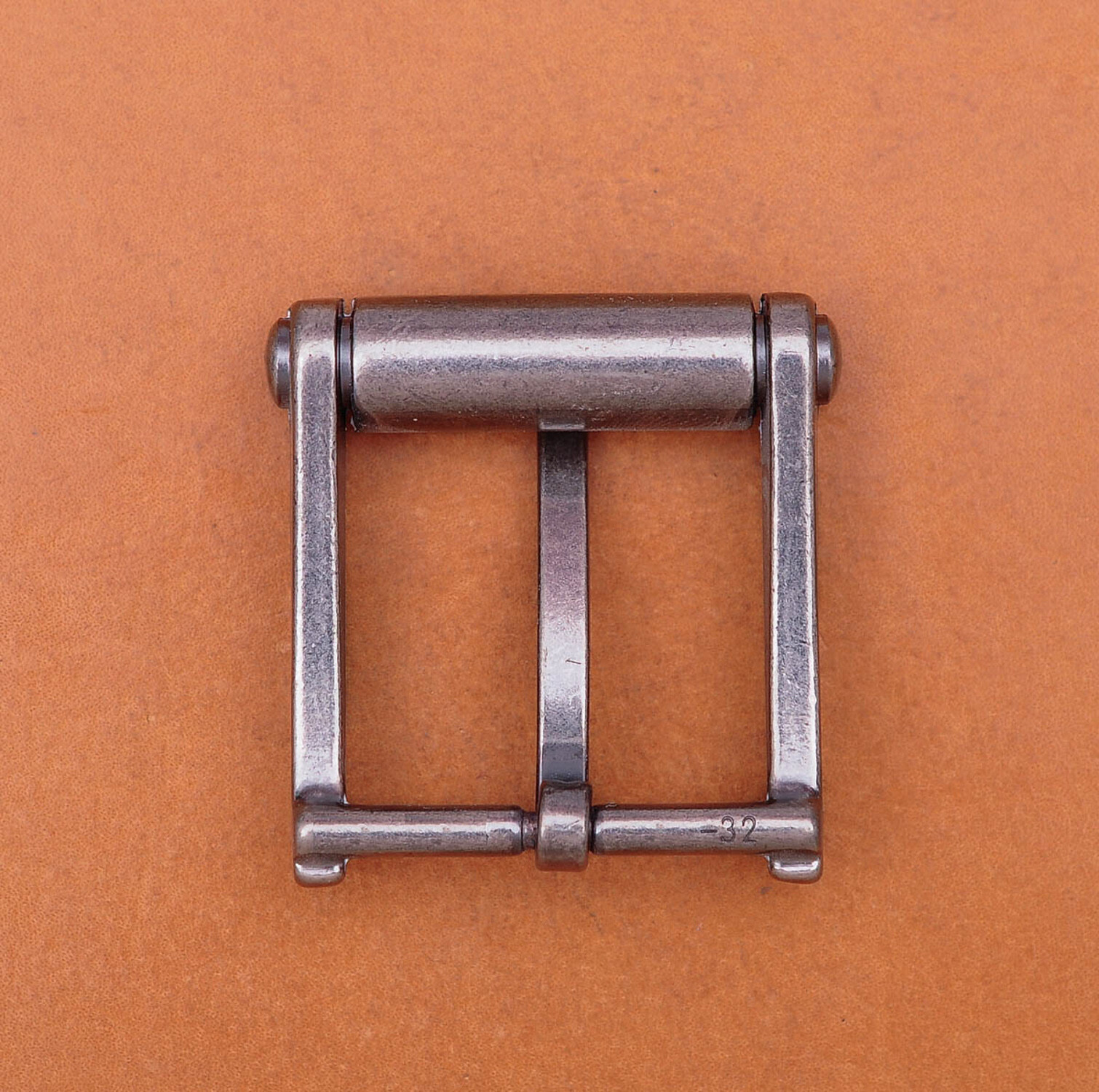 Novelty Mens Retro Single Prong Pin Metal Belt Buckle 32mm Silver Color