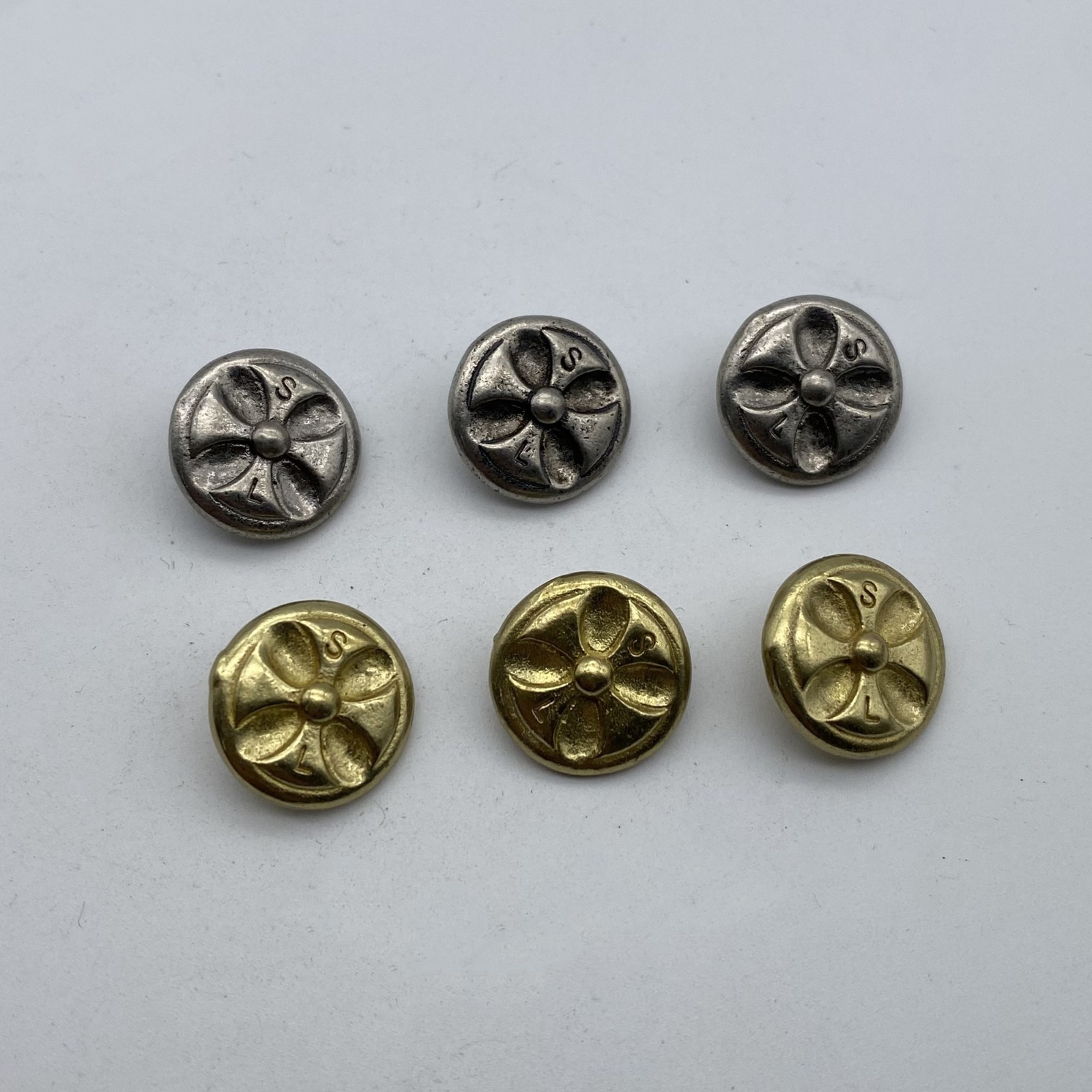 Cross Design Sewing Button,Clothing Shank Button,Brass Sewing Button lot