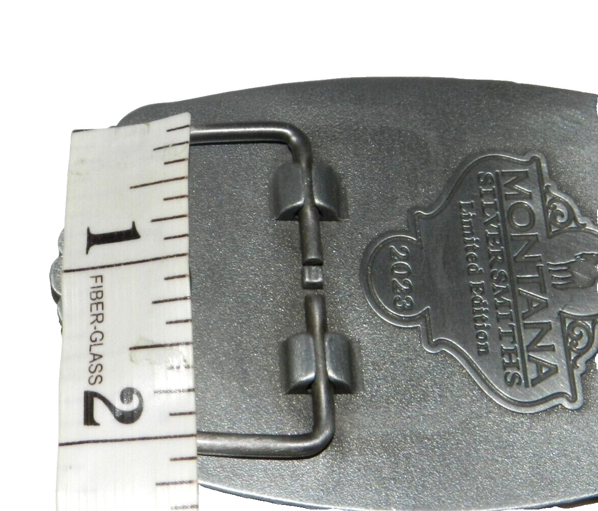 New 2023 Montana Silver Smiths Pendleton Whisky Belt Buckle Buck Limited Ed.