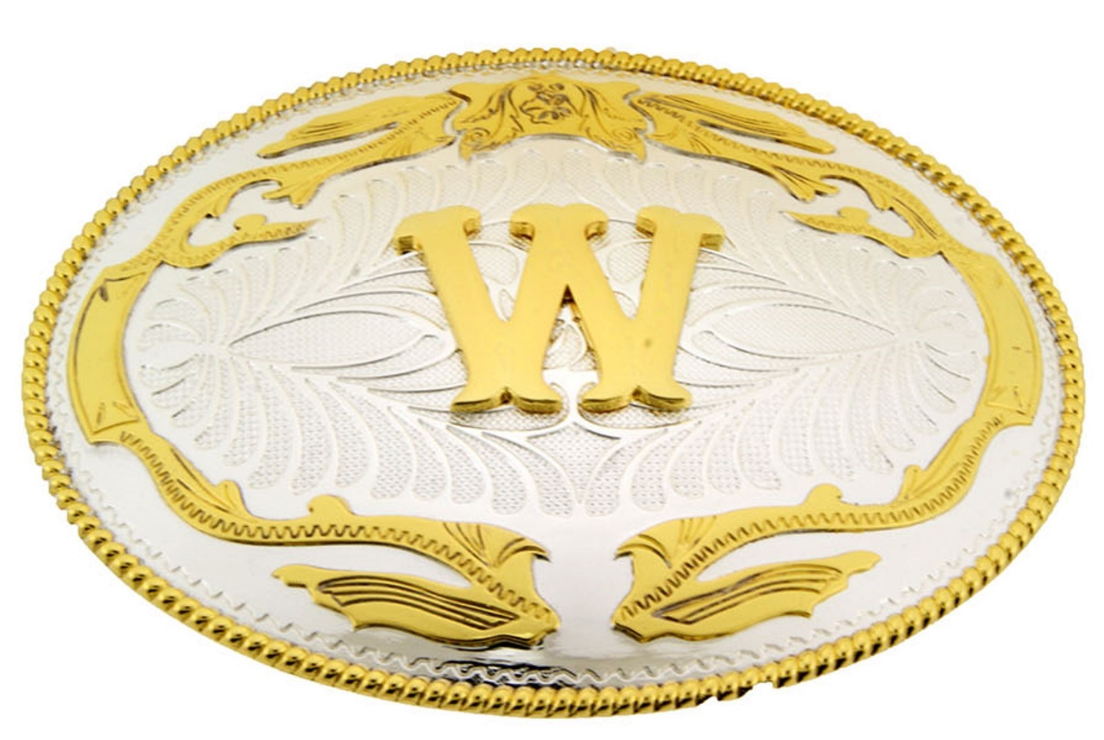 New Men Women Big 5 » W 4 » H Western Cowboy Real Rodeo Style Gold Silver Metal