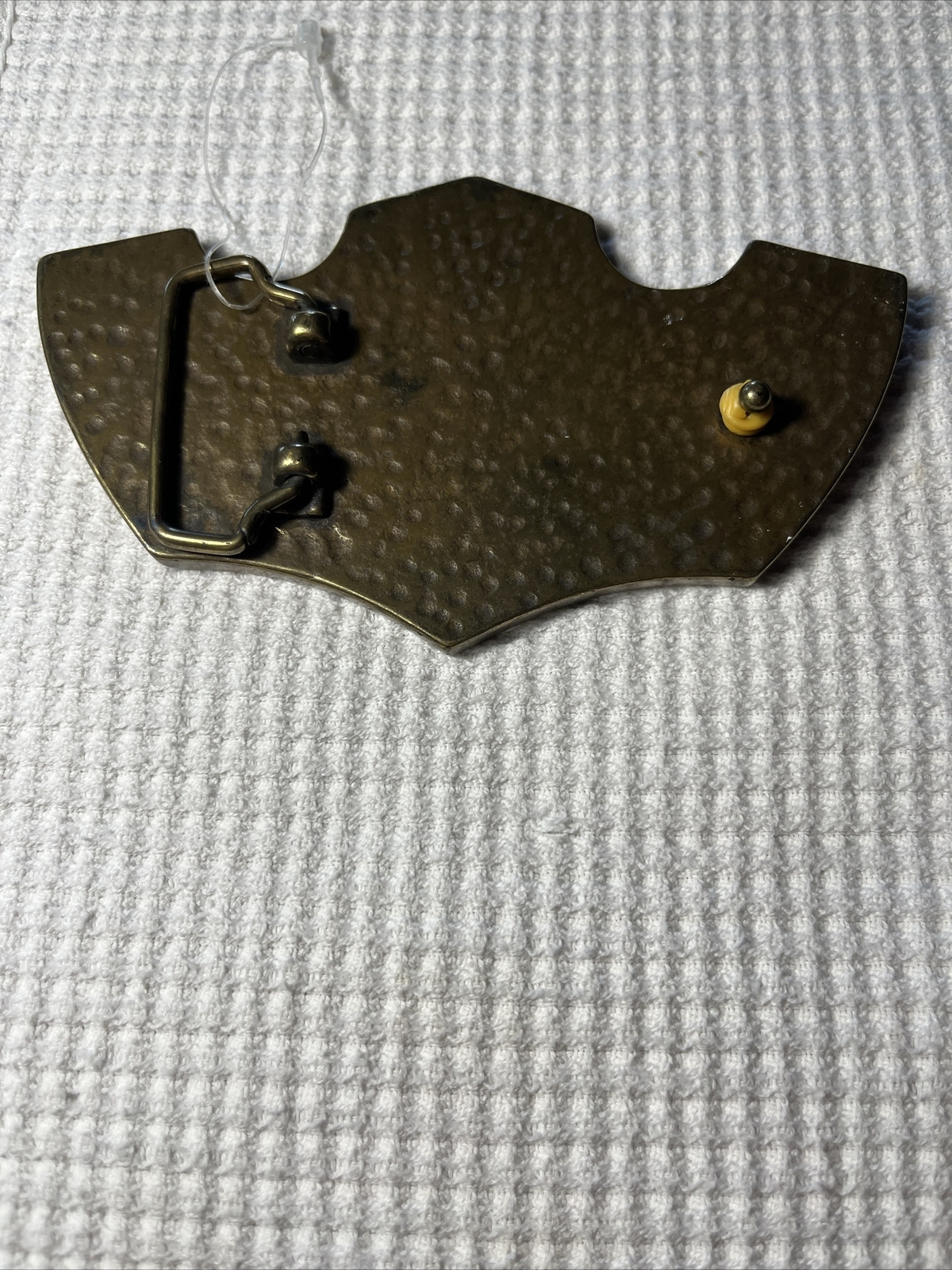 Fender Guitar Belt Buckle 5&Prime; Bronze with 3&Prime; Belt Width Rare Vintage