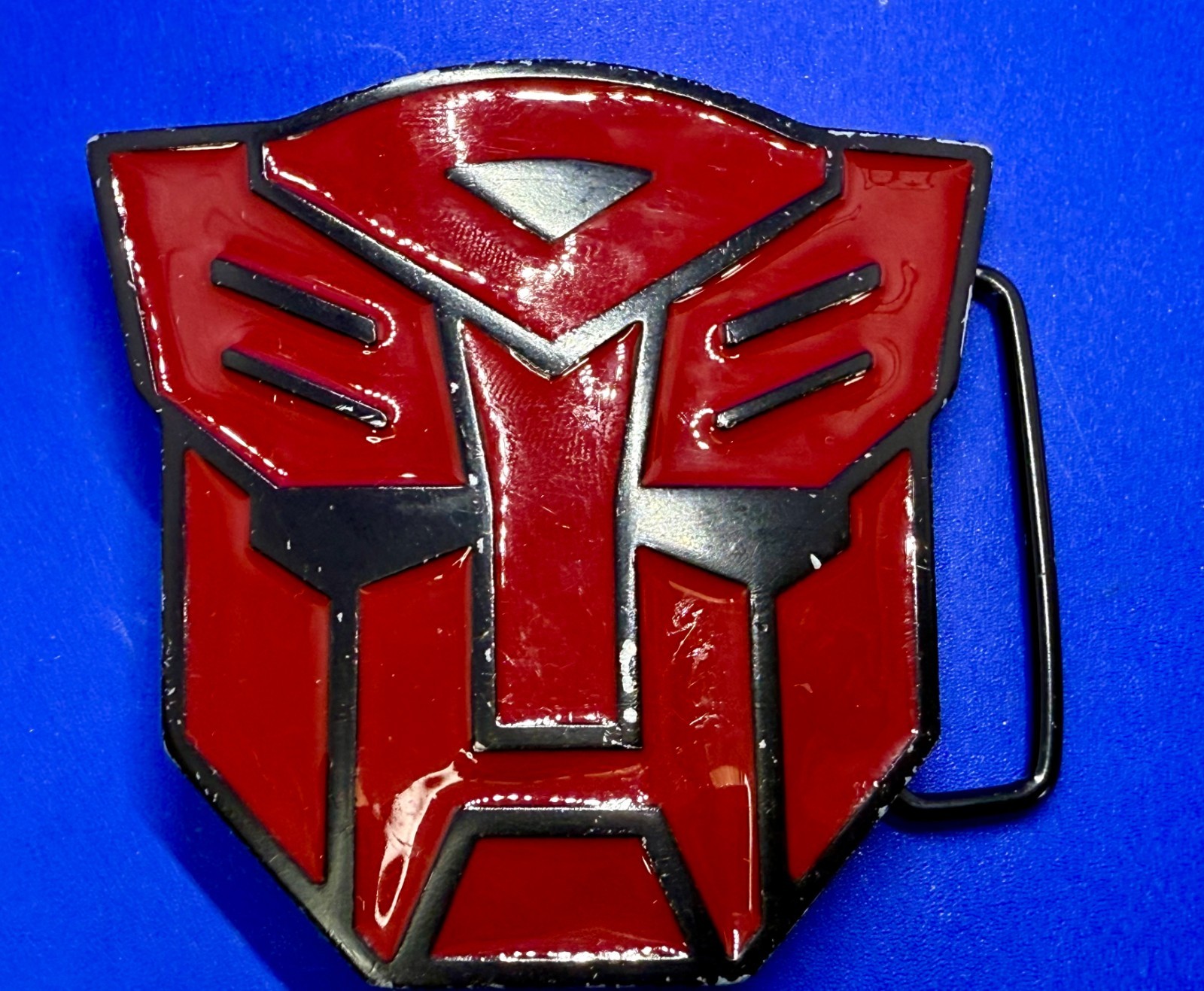 Transformers Autobots Cosplay Red Colored Movie Toy Promotional Belt Buckle