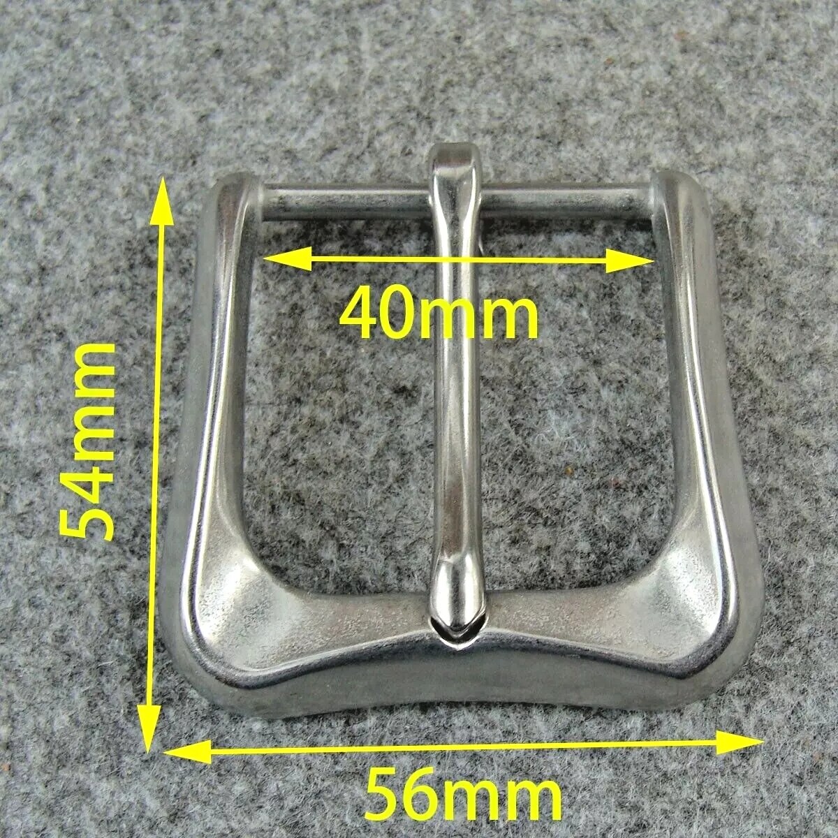 Heavy Duty Pin Belt Buckle Stainless Steel Buckles for 1.5&Prime; Belt With Belt Loop