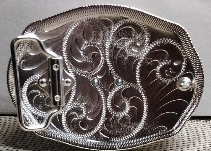 SAINT JUDE Western Cowboy Belt Buckle Hebilla Vaquera