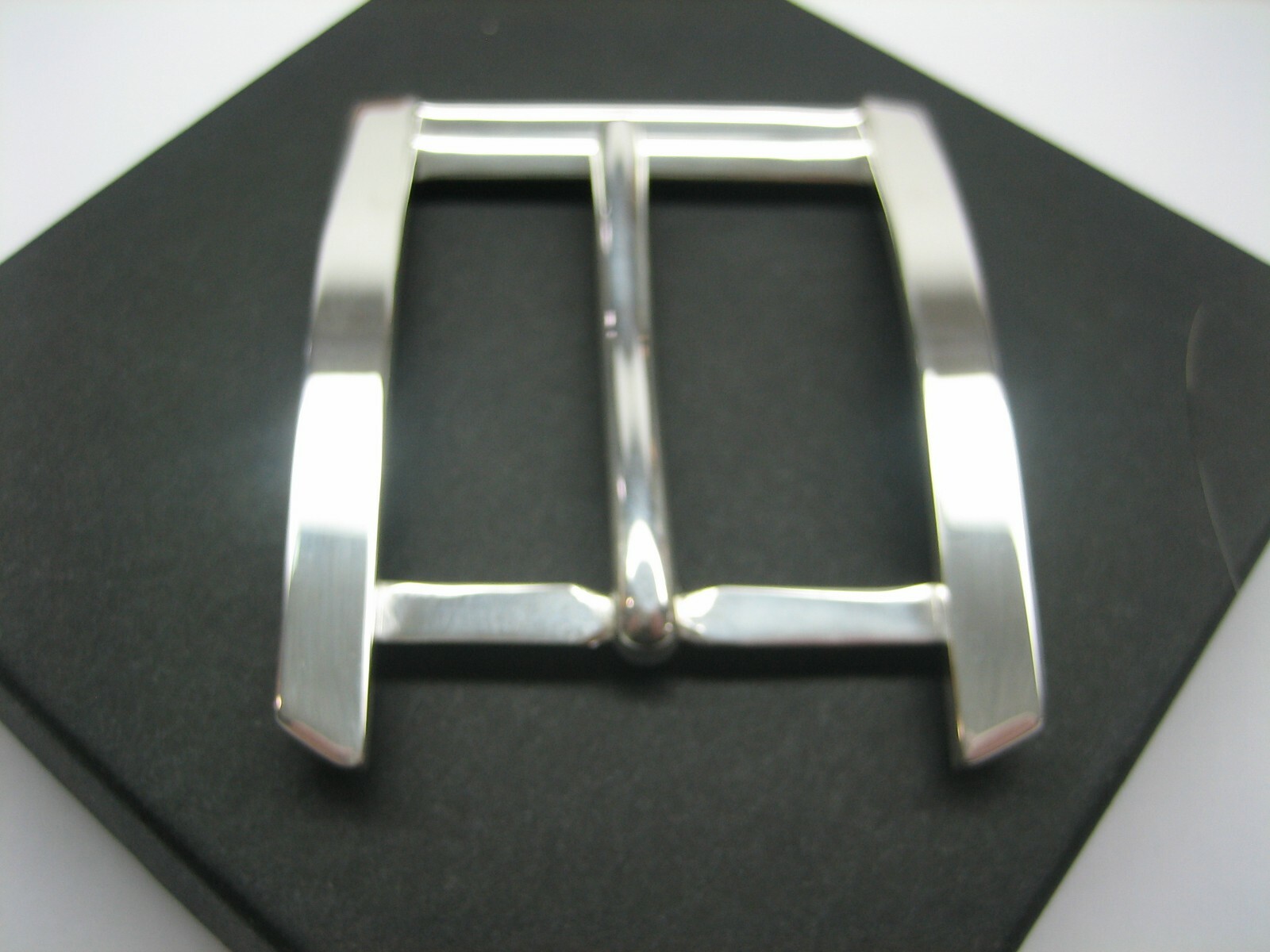 STERLING SILVER 925 BUCKLE AVAILABLE FOR 1&Prime; 1-1/8&Prime; 1-1/4&Prime; 1-3/8&Prime; 1-1/2&Prime; BELTS