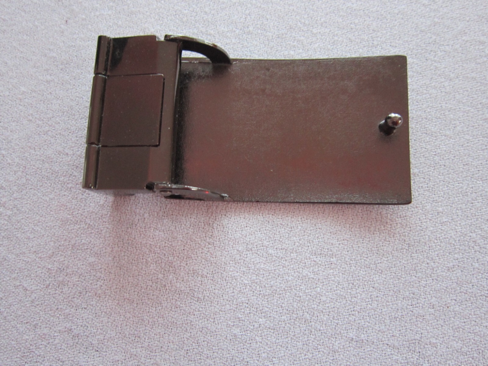 Western HORSE Bronco BELT BUCKLE Brushed METAL Slide Style Like New