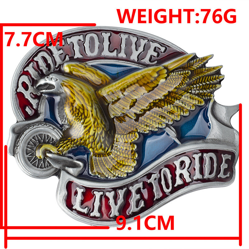 Eagle Belt Buckle Western Cowboy Motorcycle Riding Belt Buckle