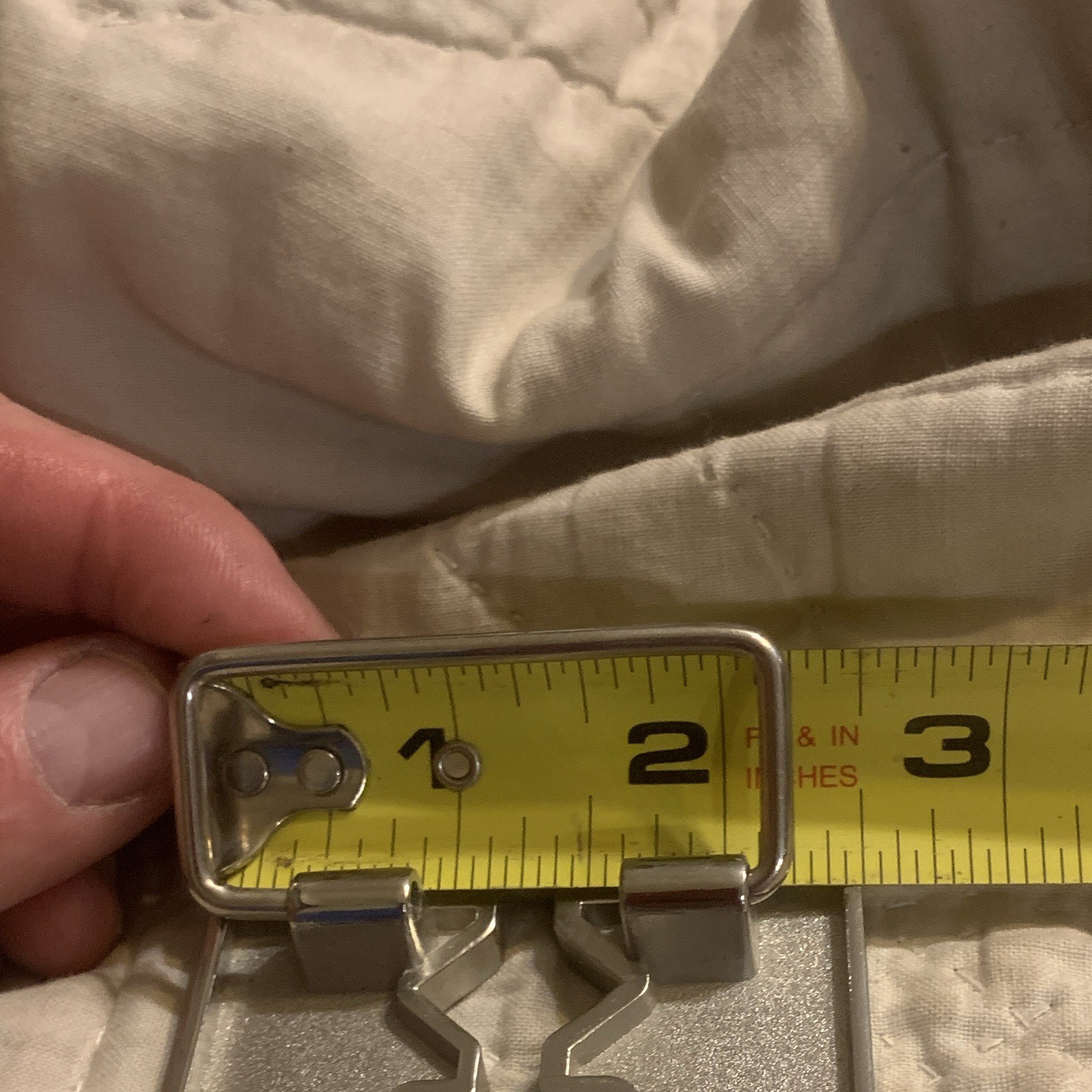 Men&rsquo;s Silver Metal Razor Blade Slide Belt Buckle, Rectangular.