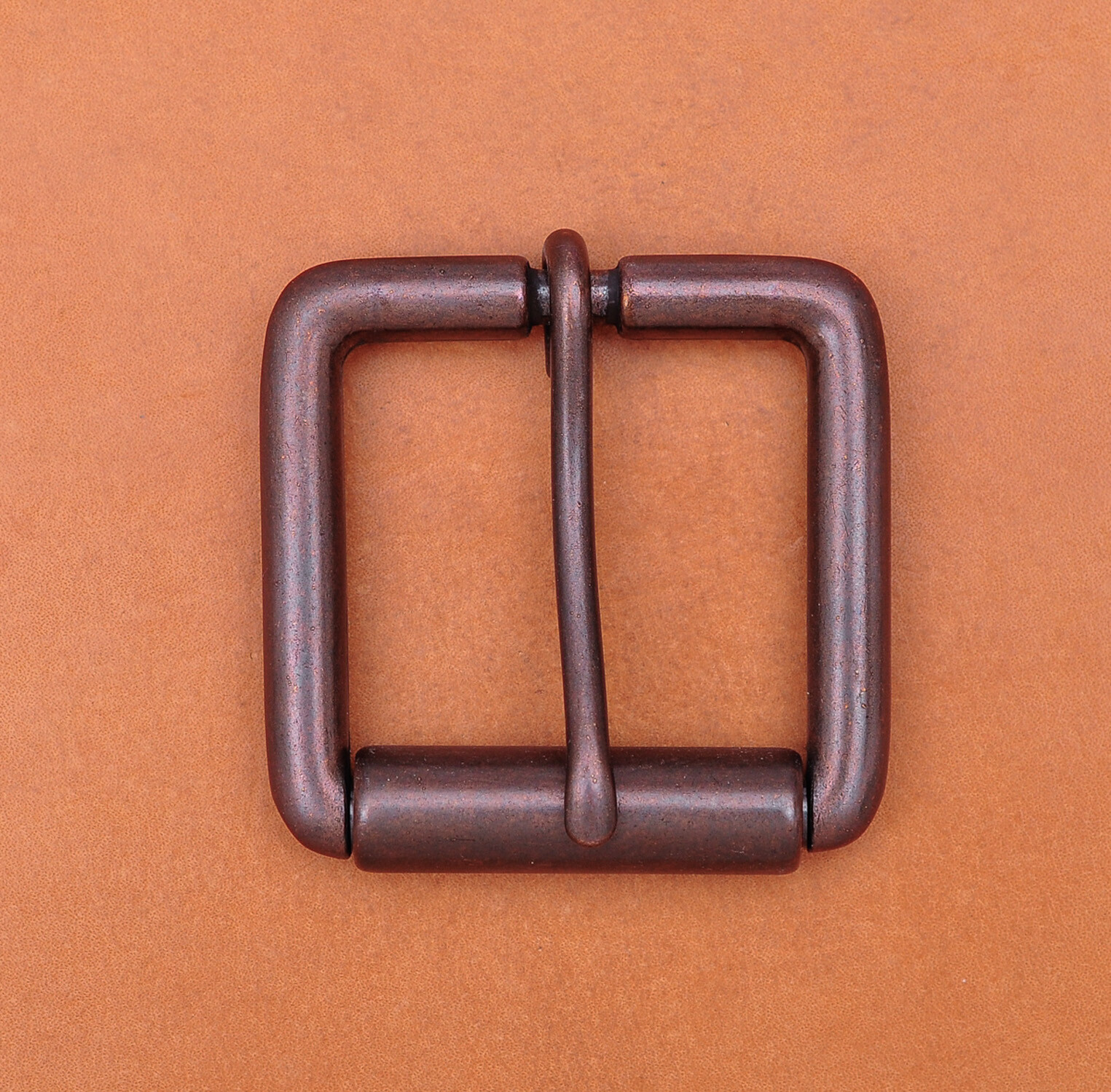 High Quaility Antique Copper Square Prong Pin Roller Belt Buckle for 40mm Belts