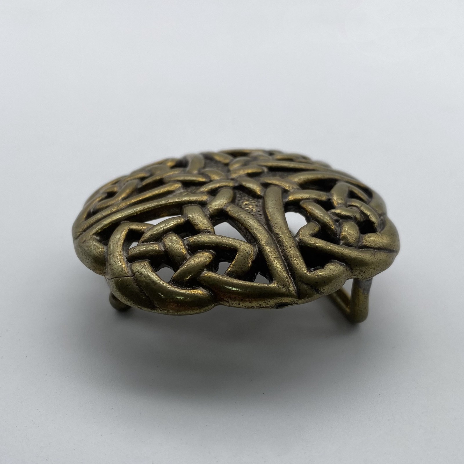 Bohemian Brass Belt Buckle – Handcrafted Boho Western Style BuckleBohemian Brass