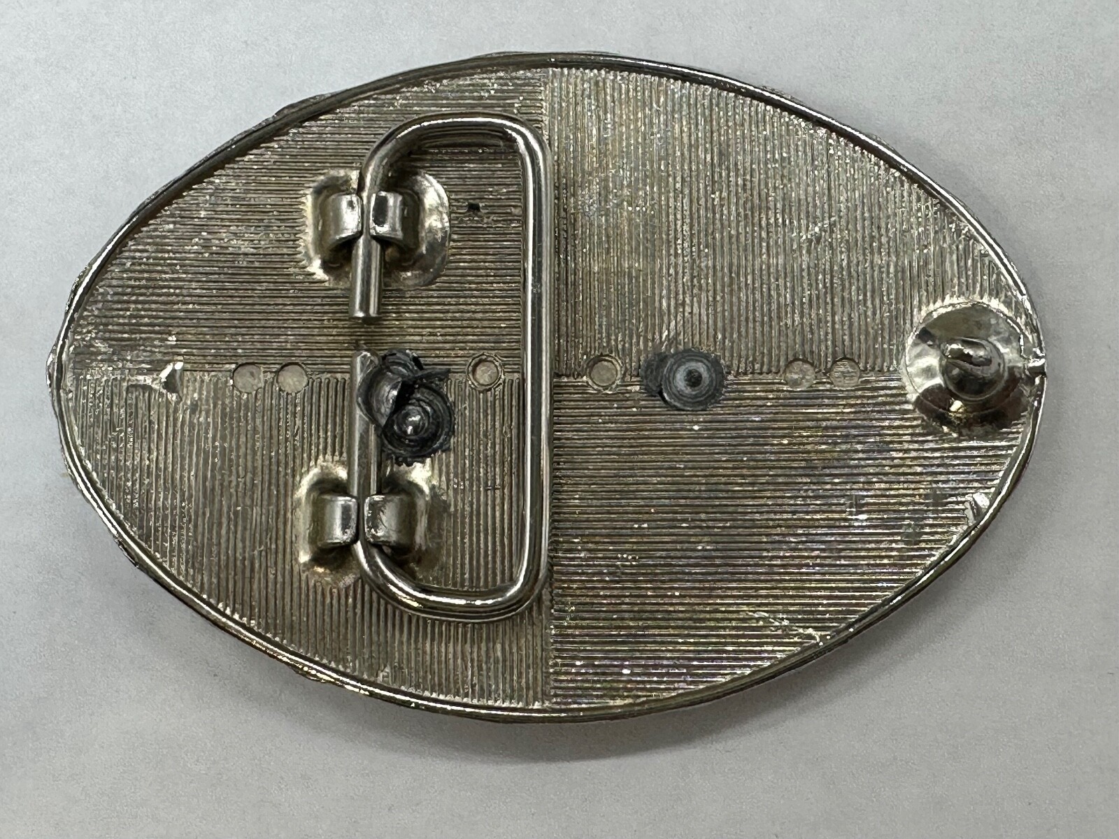 BELT BUCKLE GOLD SILVER TONE SOUTH WESTERN STYLE BULL RIDING MEN WOMEN UNISEX