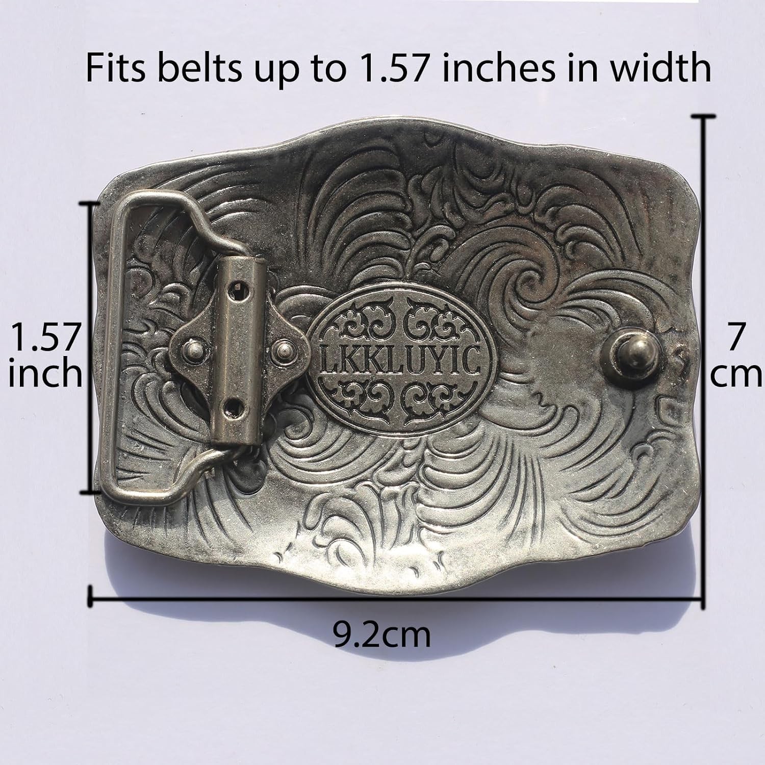 Western Belt Buckles for Men Cowboy American Patriotic Buffalo Belt Buckle