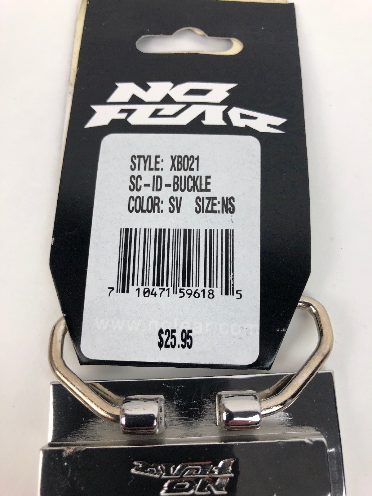 No Fear XB021 Southern California SO * CAL Sliver CHROME belt buckle – FSTSHP
