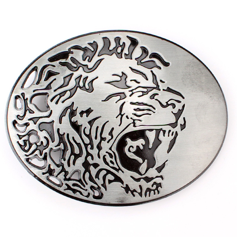 Lion Belt Buckle Western Cowboy Native American Motorcyclist (HLN-03)