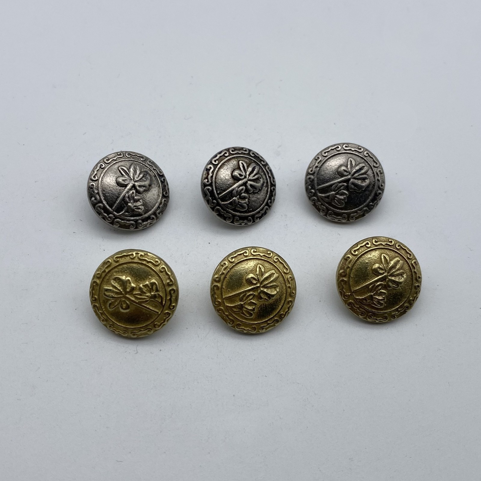 Brass Round Classic Sewing Button Clothing Button Replacement lot