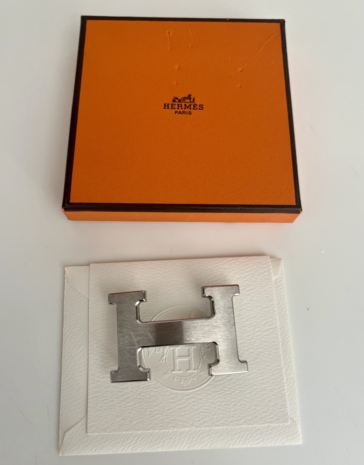 Authentic Hermès « H » Belt Buckle