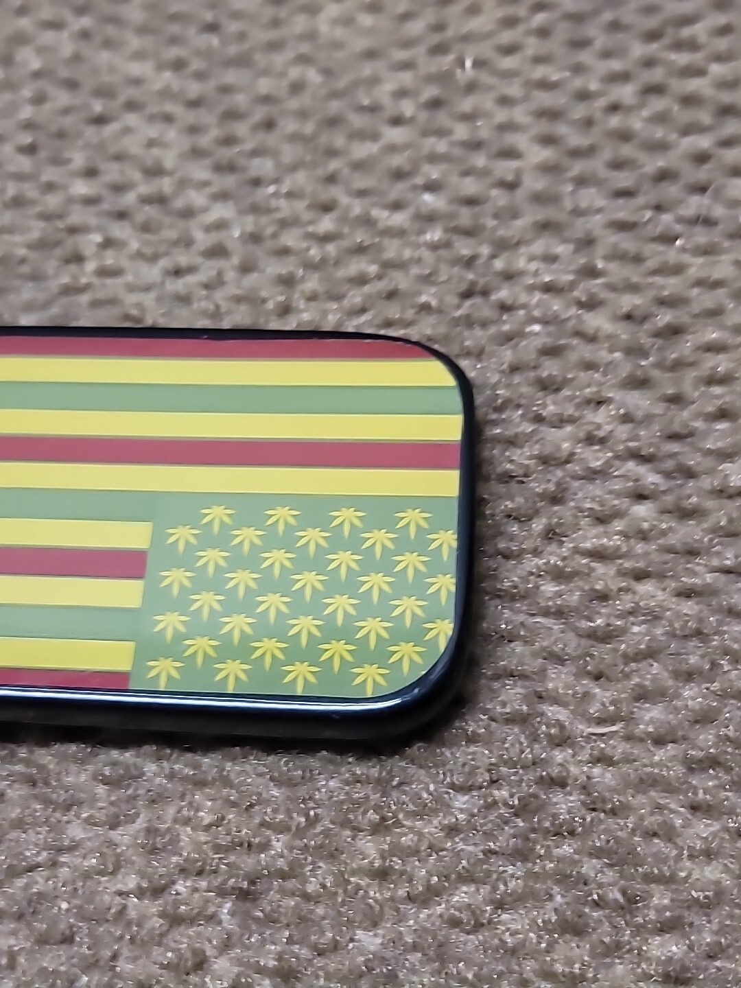 Cannabis Flag Belt Buckle Bob Marley Weed Style