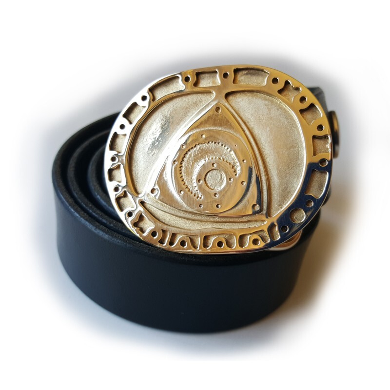 Rotary Belt Buckle in solid brass or bronze