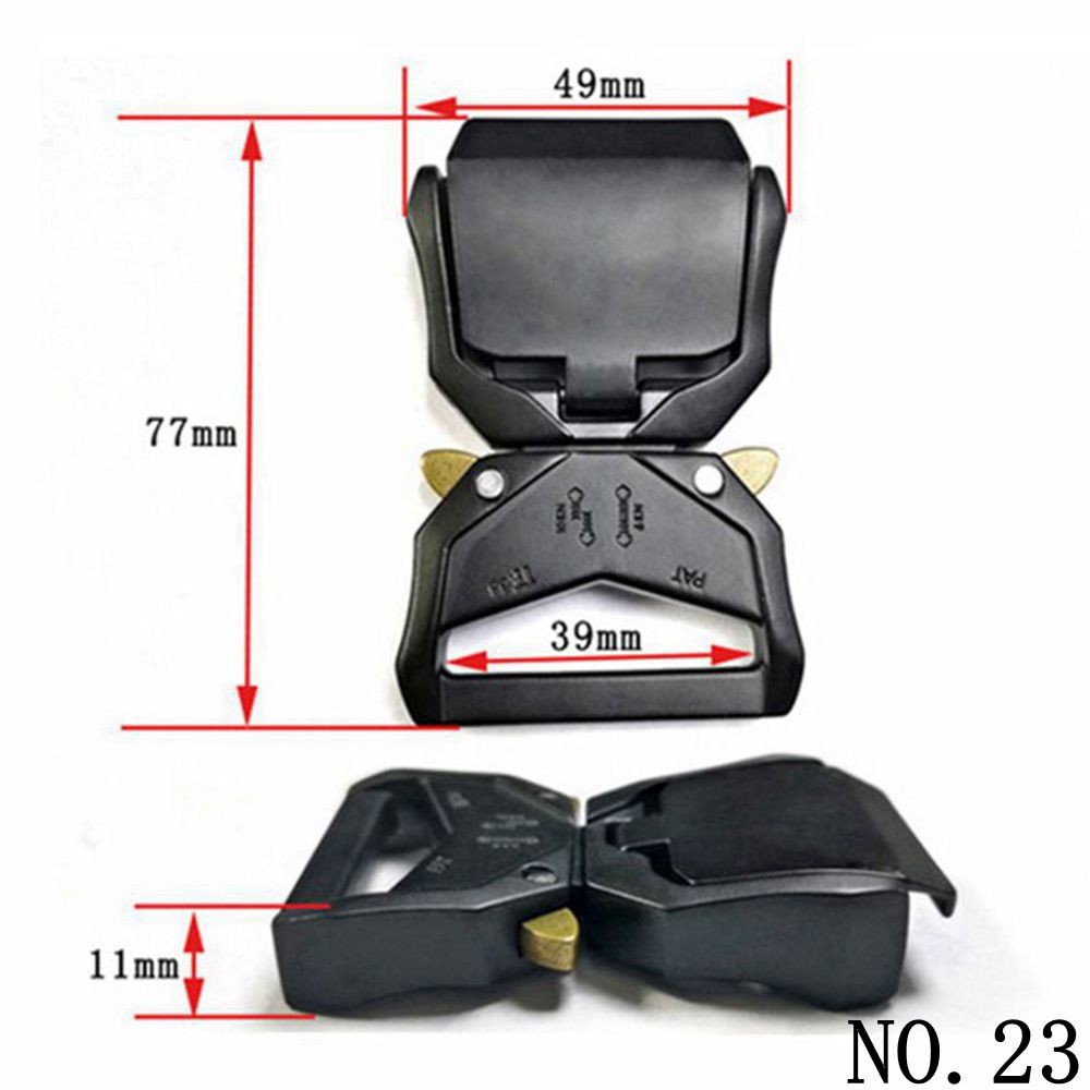 38mm Belts Buckles Quick Release Tactical Belts Buckles Safety Strong Buckles
