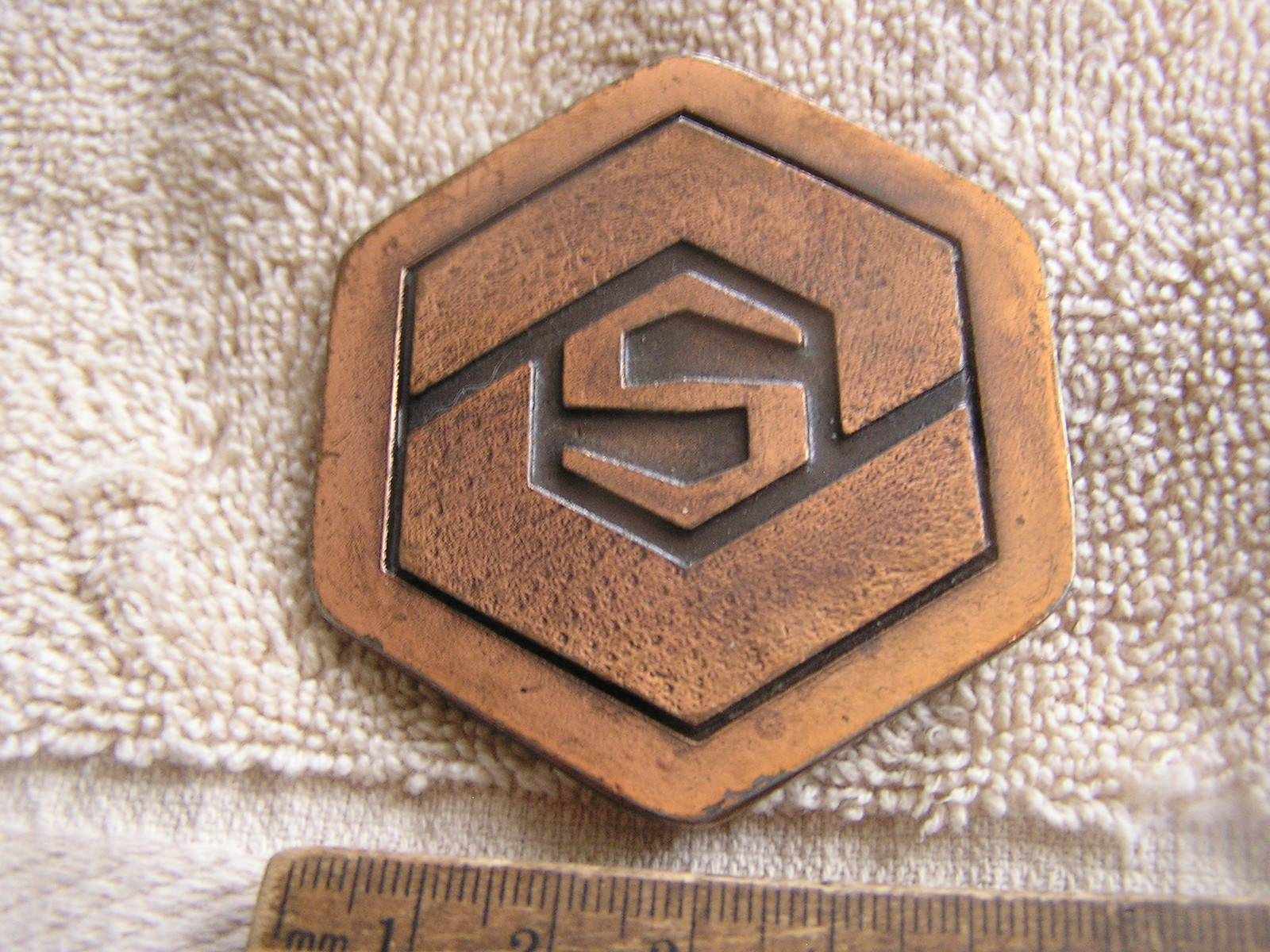 Vintage Wyoming Studio Art Works Belt Buckle