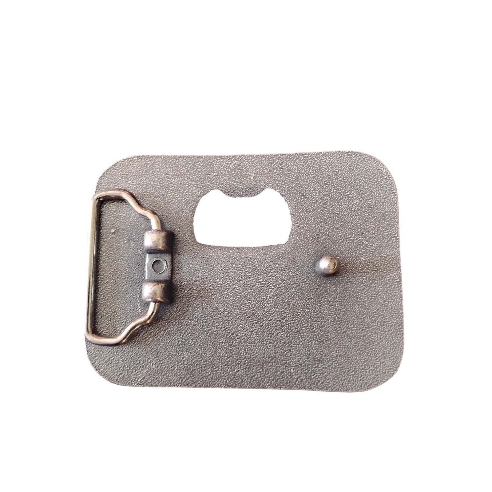 Western Cowboy Steer Bottle Opener Belt Buckle