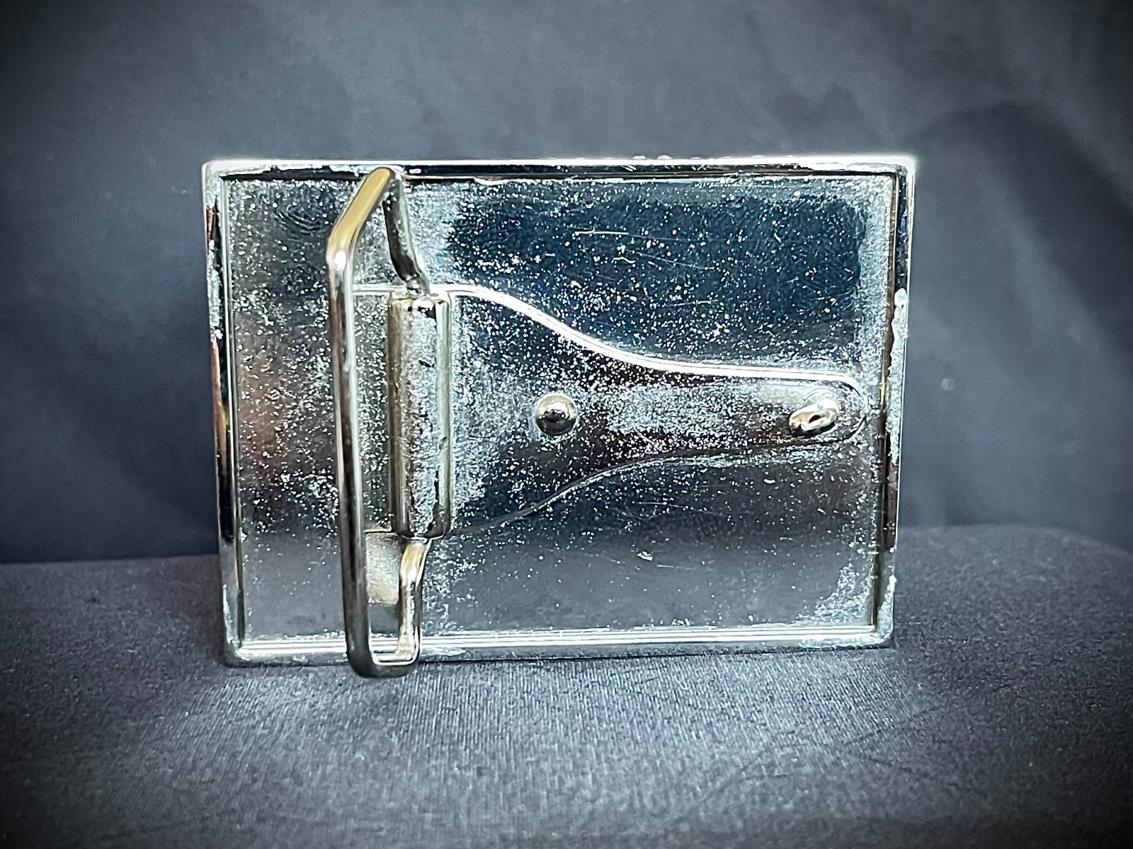 “Lily Among Thorns” OOAK Belt Buckle 3”x 2” Sculptural Art Darren McNeese