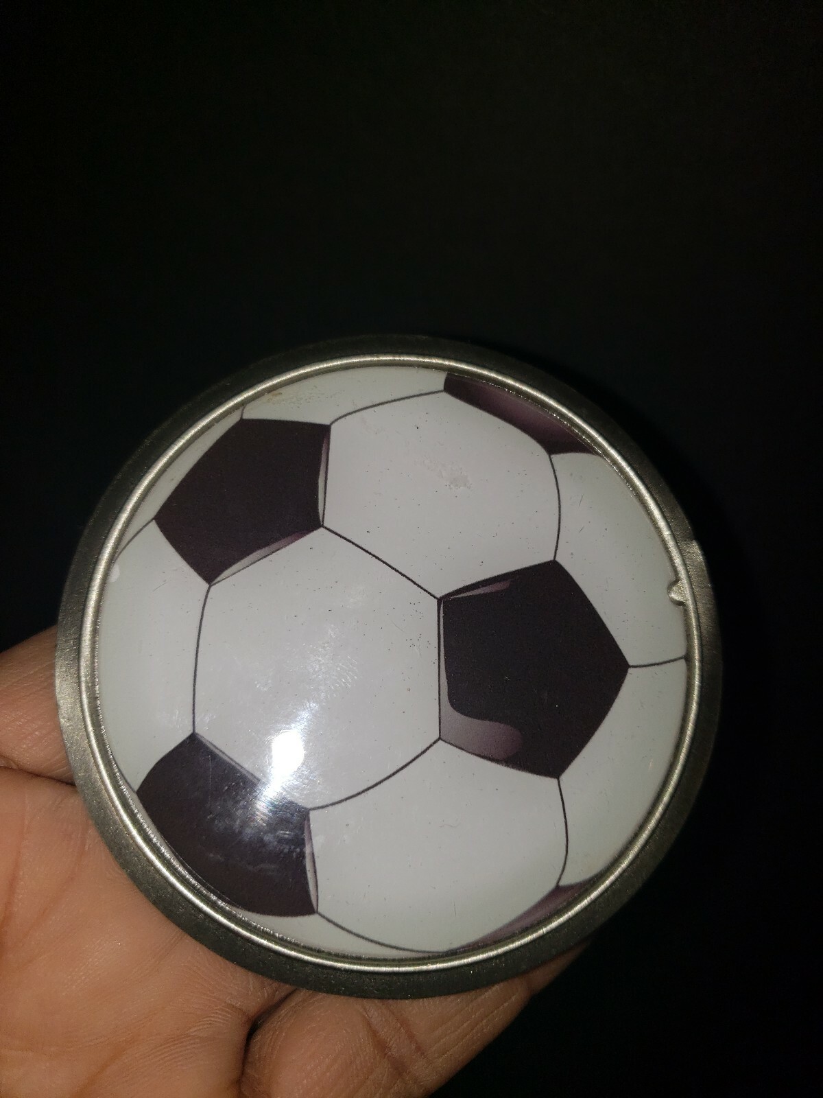 MLS Major League Soccer Ball Pewter Belt Buckle by Great American Products – NWB
