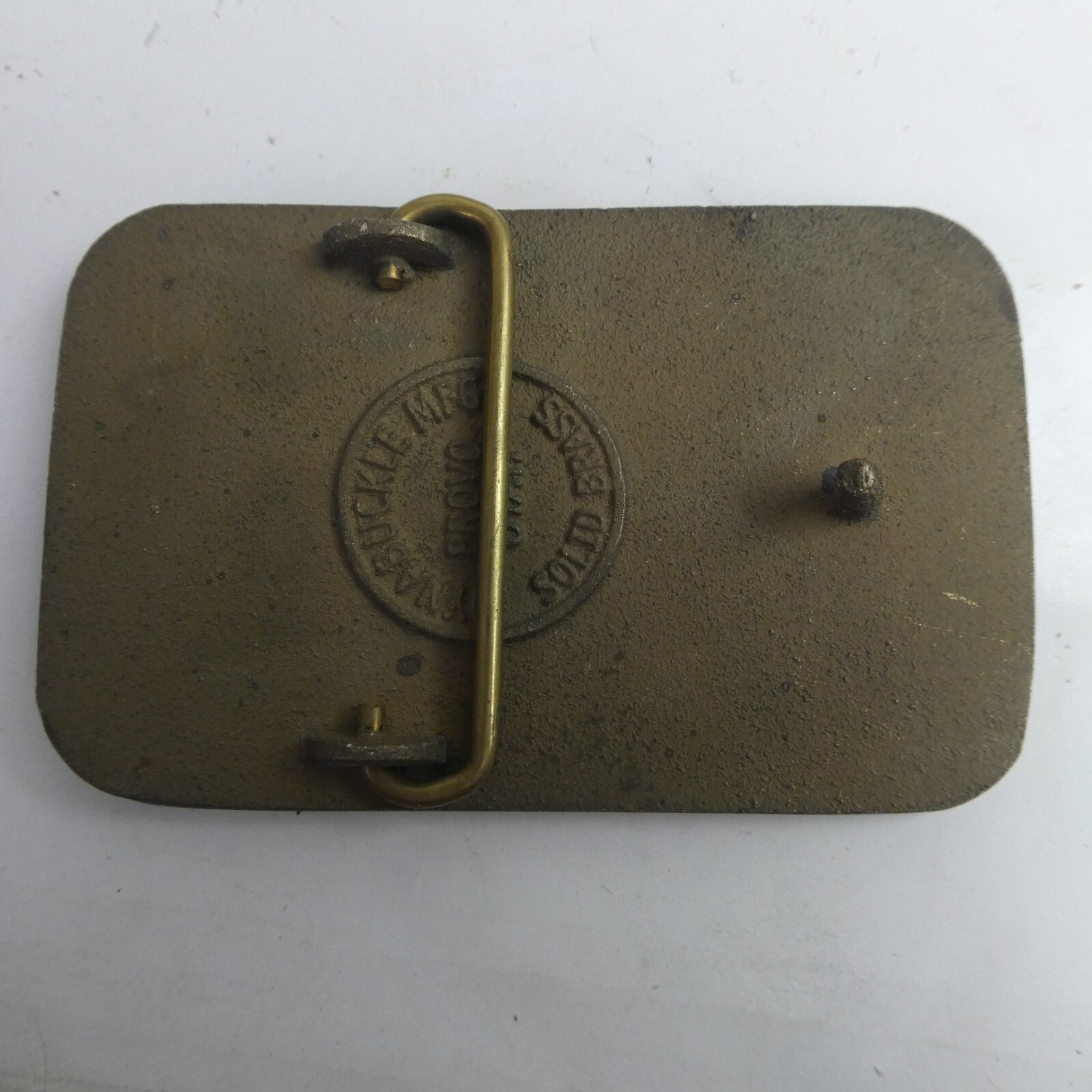 Boy Scouts of America Mataguay Scout Reservation Belt Buckle Solid Brass Vintage