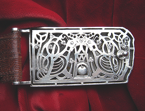 Belt Buckle SterlingSilver  » ADAM  » ( Belt not included ) ( Silver mate finish )