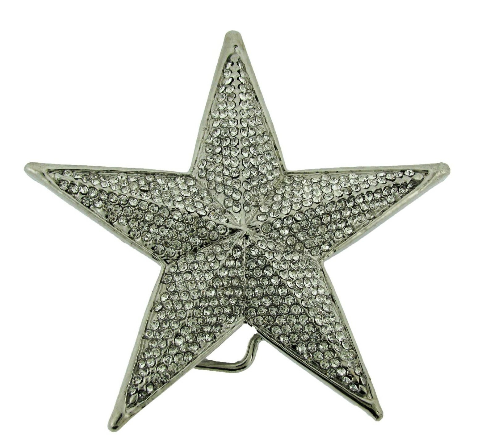 Lonestar Texana Cowgirl Rodeo Western Belt Buckle Girly Rhinestones Blinged Out