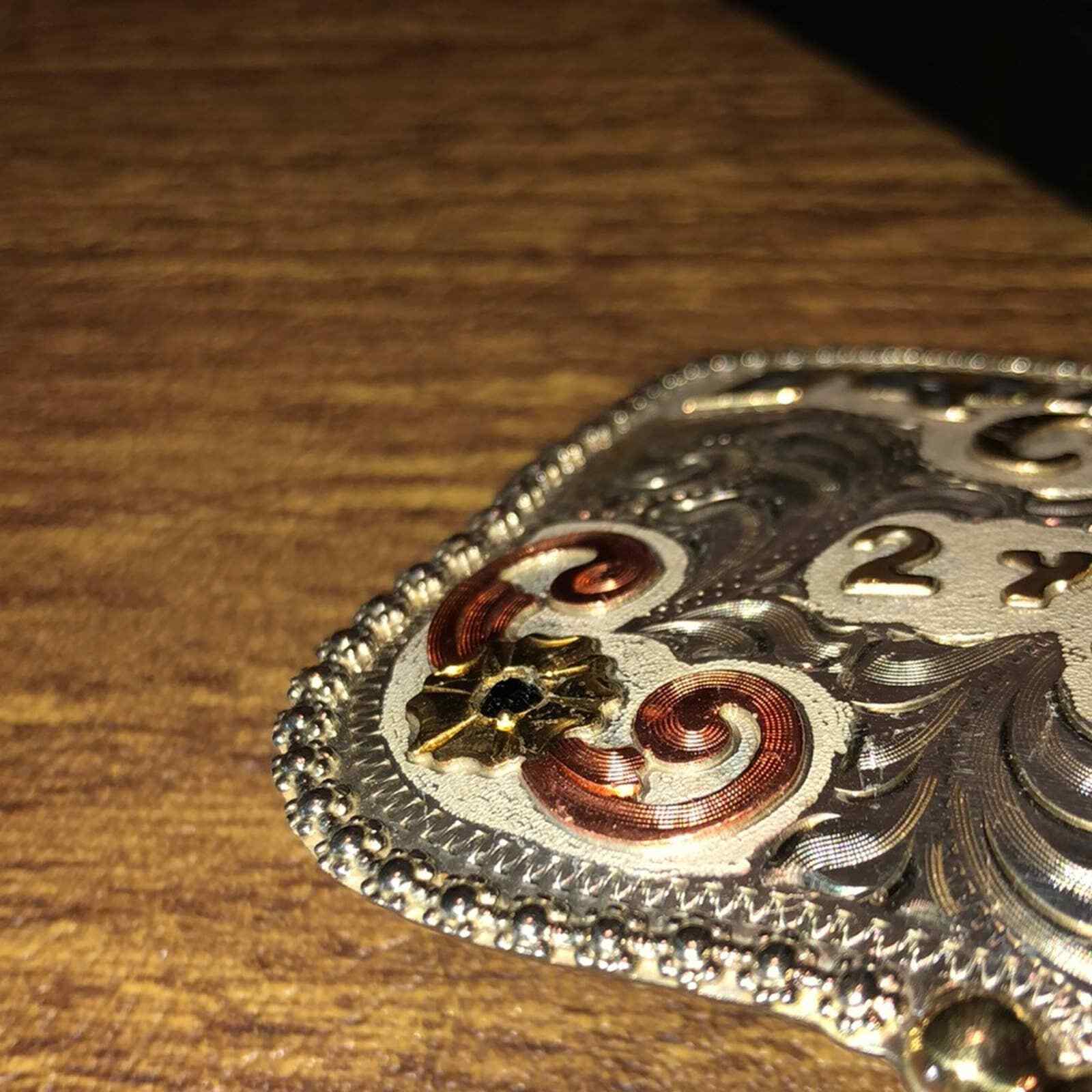Frontier 2004 IQHA Idaho Quarter Horse Champion Belt Buckle