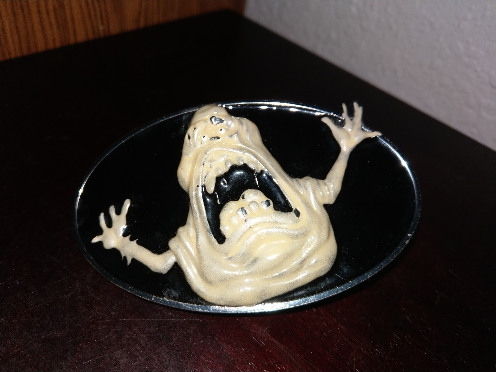 2010 Ghostbusters SLIMER Ghost 3D Belt Buckle Glow-In-Dark RARE