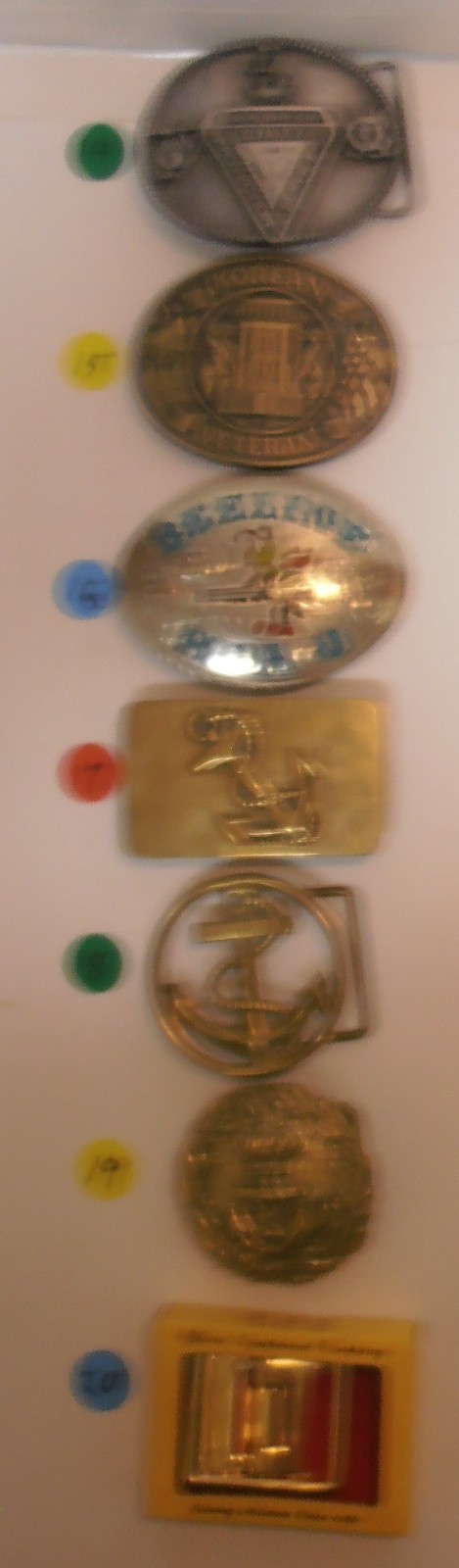 66 Vintage Men&rsquo;s Belt Buckles (You Choose) Most Never Worn
