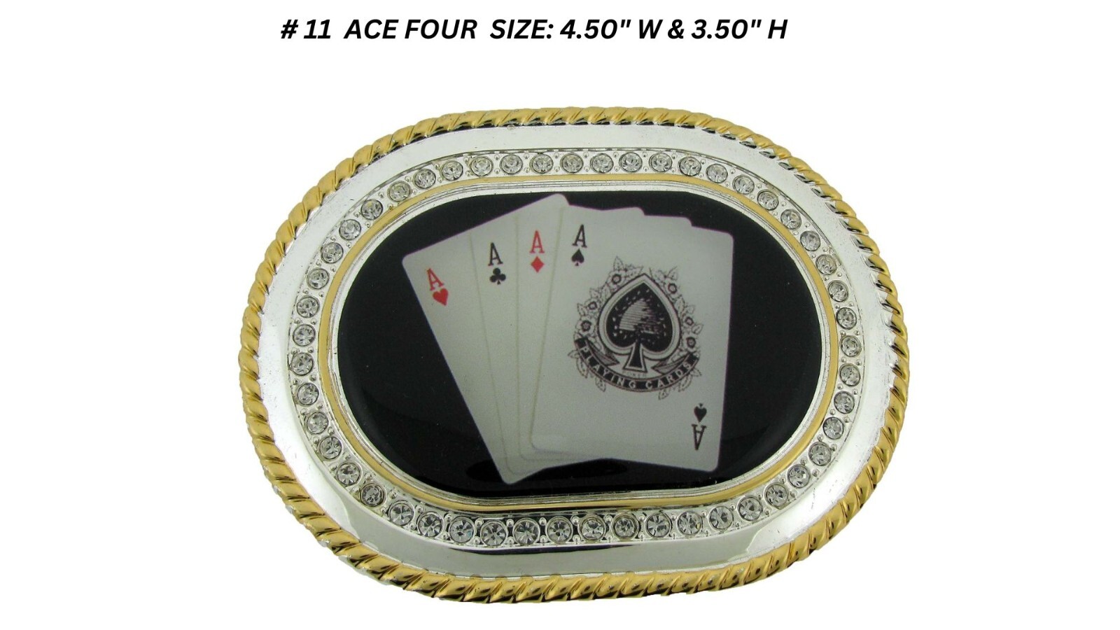 King Queen Jack of Spades Belt Buckle Casino Playing Cards Gambling Gambler Men