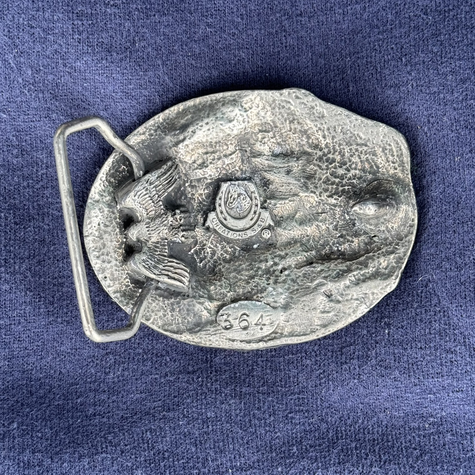 State of Texas Flag Logo Belt Buckle Pure Pewter Cowboys Boots South Western