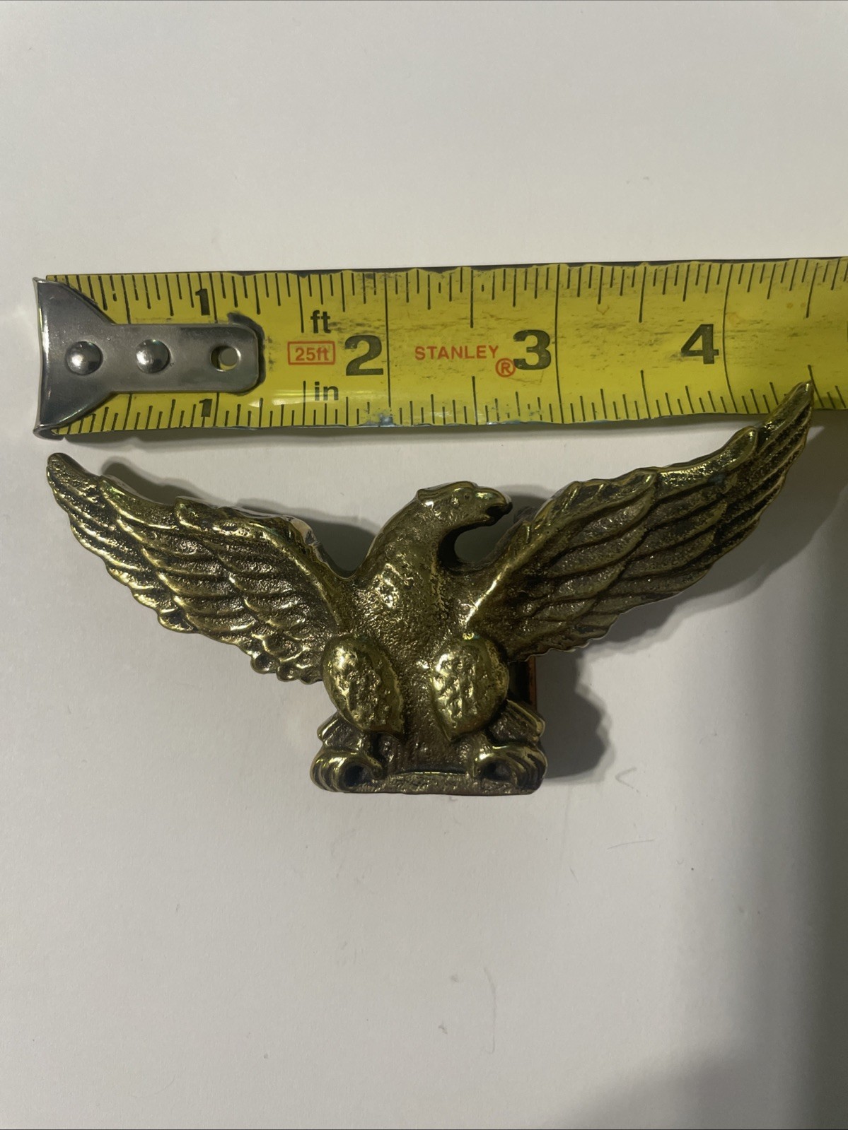 Vintage Eagle Belt Buckle Brass Biker Western Americana Unbranded