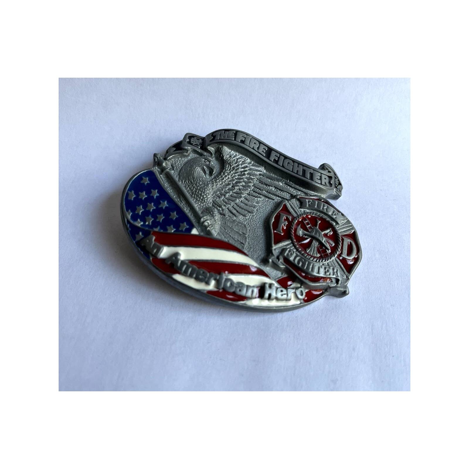 FD Fire Department Firefighter Belt Buckle First Responders NOS