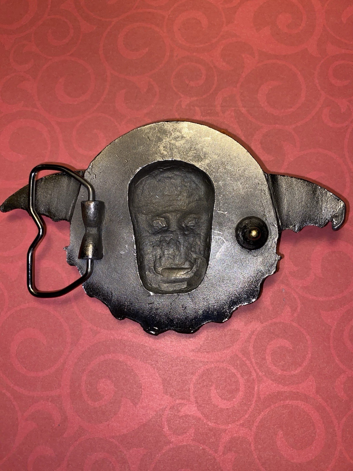 Vintage Avenged Sevenfold “Deathbat” (A7X) Skull Belt Buckle