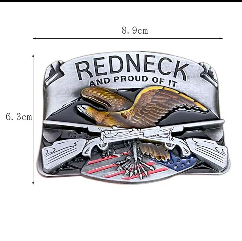 #Redneck Belt Buckle Yes, For Real Wear With Pride Ships From USA