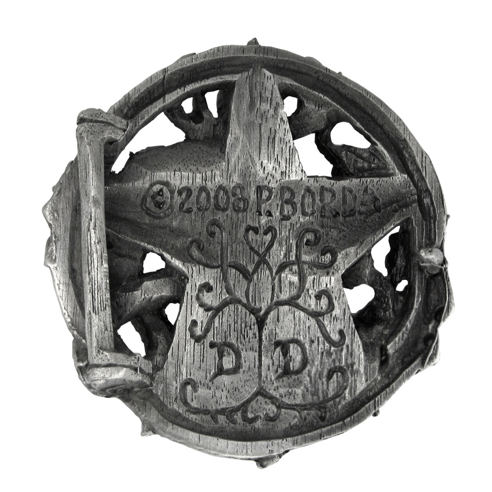 Pewter Cernunnos Belt Buckle – Dryad Design Celtic Horned God Wiccan Pagan Wicca