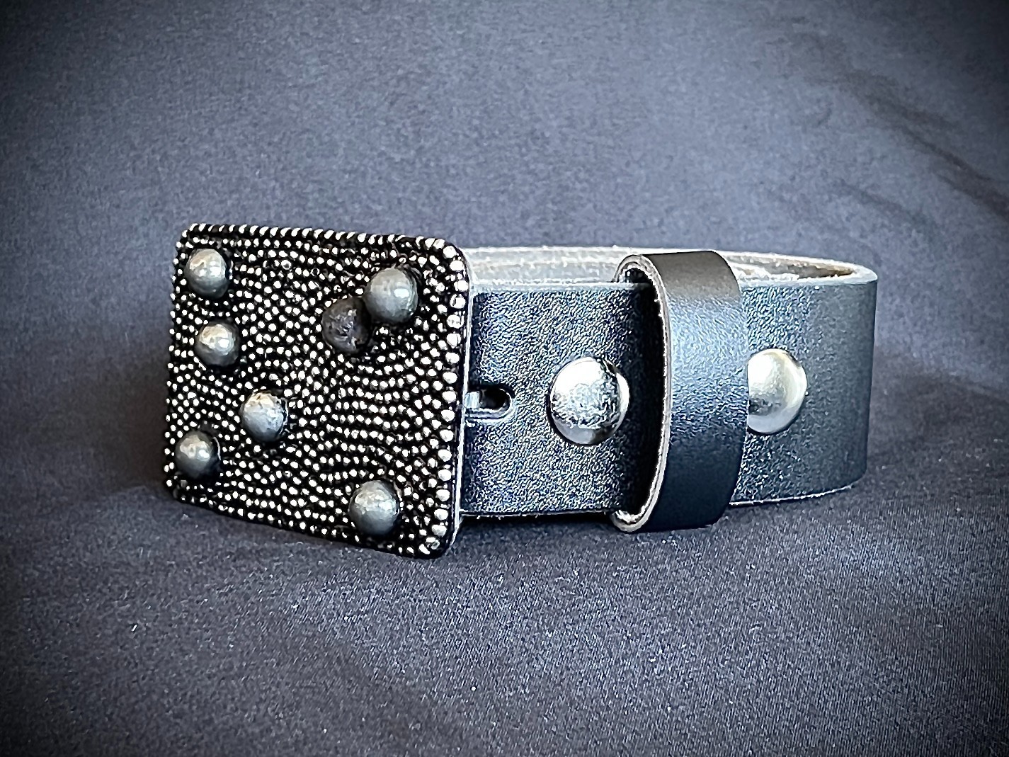 “Dead Planets” Industrial Cosmic Wearable Art Belt Buckle – Darren McNeese