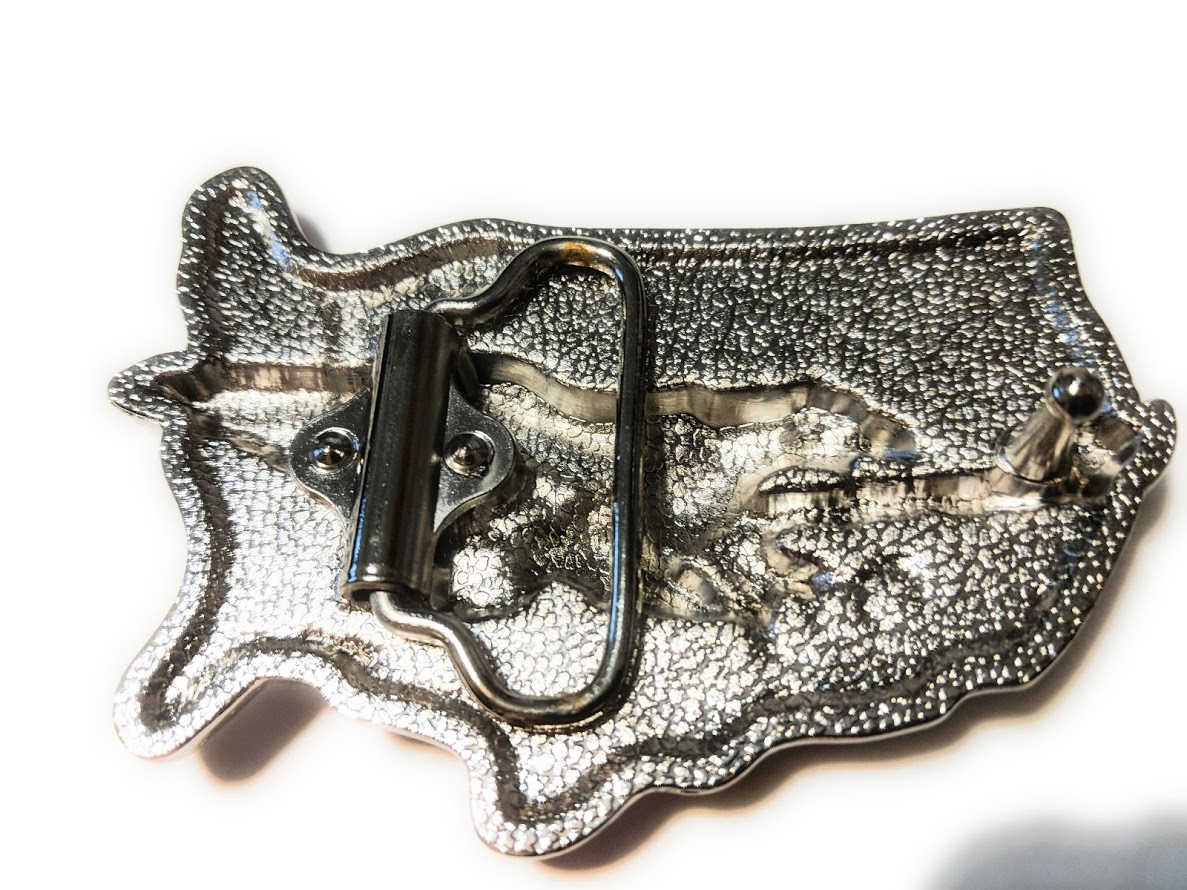 ✖ WESTERN STEER EAGLE American Flag Cowboy Rodeo Style ✖ Belt Buckle Buck ✖ USA