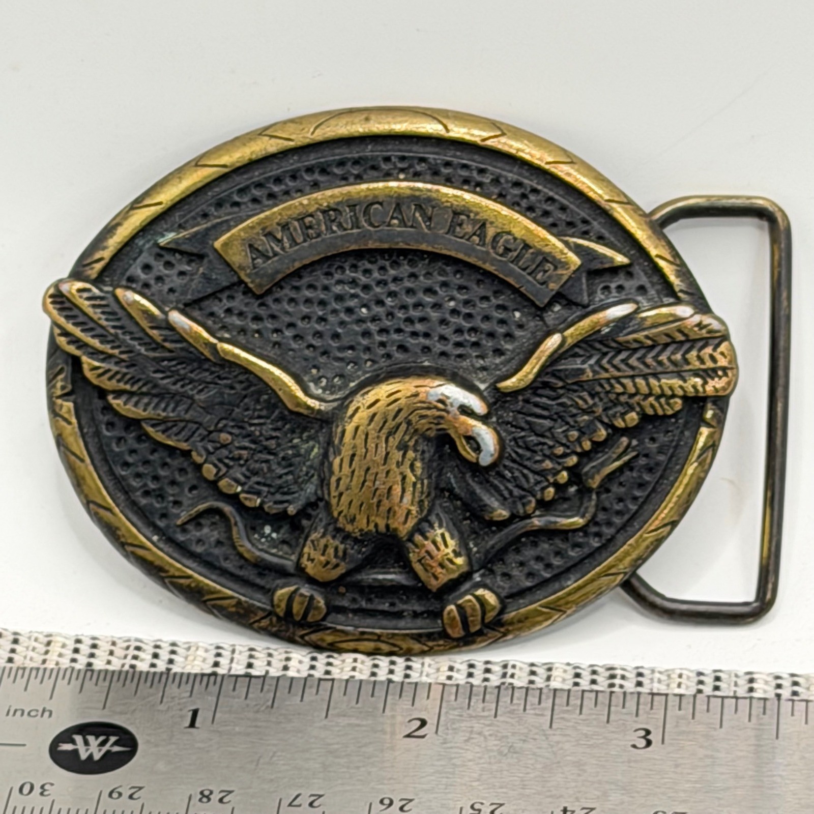 American Eagle Outfitters Belt Buckle Brass Eagle Bottle Opener Vintage Style